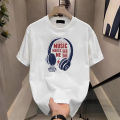 HOT Summer Pure Cotton High-quality Men's T-shirt, Daily Casual Trend Printing, Versatile Fashion Brand Comfortable Top. 