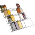 Spice Drawer Organizer for Cabinet, and Spice Rack Drawer Organizer- Adjustable Design 1 Pack. 