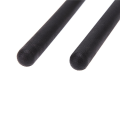 NAMUNY 4 Pair of 5A Drumsticks Nylon Stick for Drum Set Professional Black. 