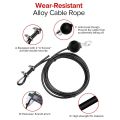 (GGBR) 2.5Meters Gym Adjustable Cable Wire Rope Heavy Duty Steel Replacement Parts for Home Gym Fitness Cable. 