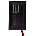 FORIDE 2X Red Led Digital Display Voltmeter Mini Voltage Meter Volt Tester Panel for Dc 12V Cars Usb 5V2a Output 12.6V Battery. 