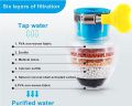 Coconut Carbon Home Kitchen Faucet Tap Water Clean 5 layer Purifier Filter Cartridge. 