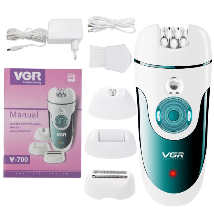 Vgr%20V-700%20Professional%204%20In%201%20Epilator%20Rechargeable%20Electric%20Razor%20Epilator%20Body%20Hair%20Removal%20Machine%20-%20Image%204