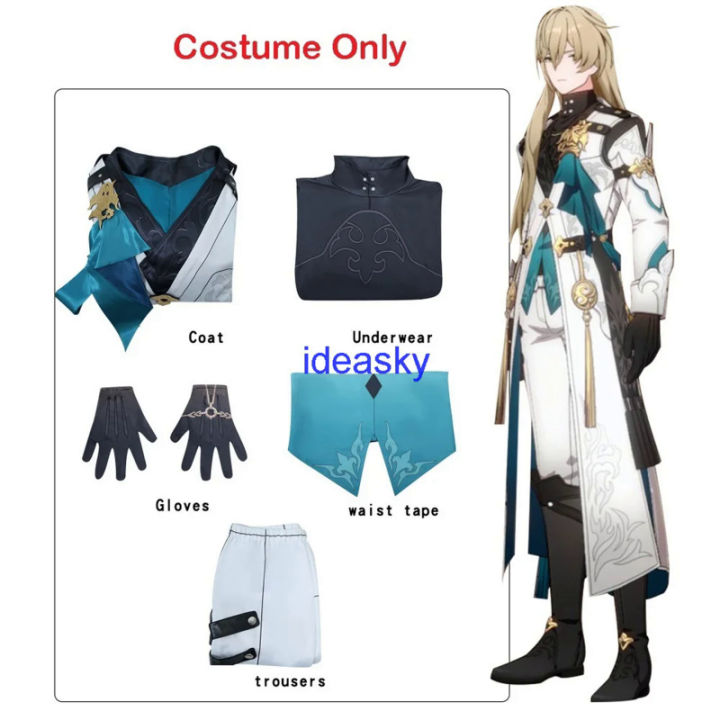 New%20Luocha%20Cosplay%20Honkai%20Star%20Rail%20necklace%20Cosplay%20Costume%20StarRail%20Luo%20Cha%20Shoe%20Wig%20Anime%20Chinese%20Game%20Halloween%20Outfit%20Women%20Men%20-%20Image%203