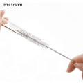 DISICHEN 2~10PCS Straw Cleaning Brush Reusable Eco-Friendly Stainless Steel Drinking Straw Cleaner Brush Set Soft Hair Cleaning Tool. 