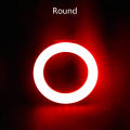 2025 NEW Heart Shape Bike Rear Light IPX64 Waterproof Bicycle Tail Light ultralight fashion Night Warning Flashlight. 