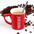 Nescafe Red Ceramic Tea and Coffee Mug -For Easy and Standard Handheld Drinking. 