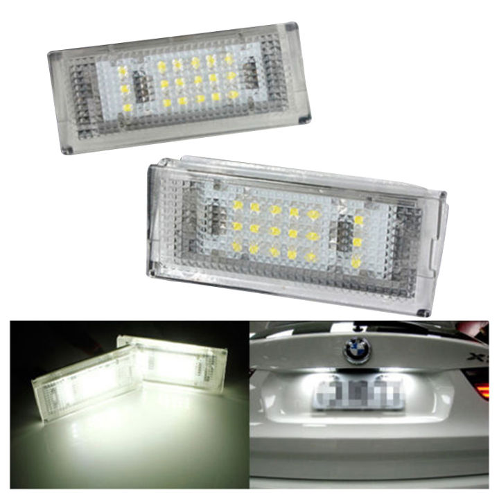 OYPFXMI%202x%2018%20LED%20Number%20License%20Plate%20Light%20Lamp%20For%20E46%204DR%20Sedan%20325i%20328i%2099-03%20-%20Image%205