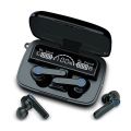 M19 TWS Earbuds Wireless Bluetooth 5.3 Earbuds With Led Display With Flashlight Bluetooth Earbuds with Mobile Stand. 
