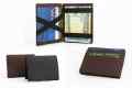 Magic Money Clip Vegan Leather Slim Wallet Magic Men's Card Holder Magic Wallet and Credit/ID Case Mini Bifold Wallet (Black,Coffee,Brown) For Men. 
