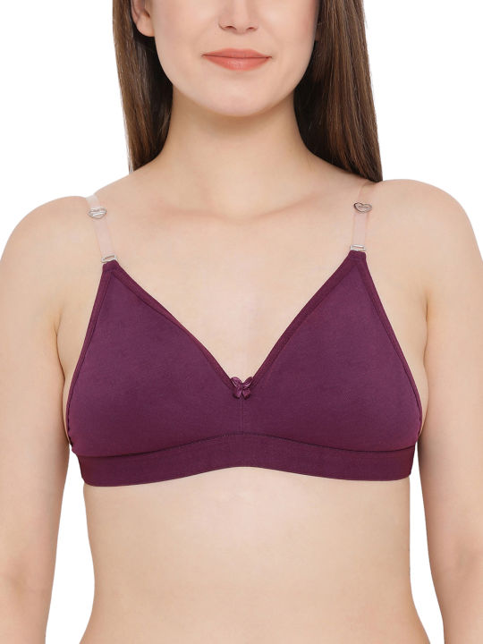 Clovia%20Full%20Coverage%20Bra%20with%20Detachable%20Transparent%20Back%20&%20Shoulder%20Straps%20In%20Purple%20-%20Image%203