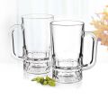 Transparent Plain Glass Beer Mug 335ML - Set Of 6. 
