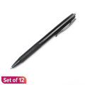 Pilot BP 1 RT Fine 0.7 Ballpoint Pen with Soft Rubber Grip (12 Pcs Pack). 