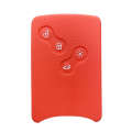 For Renault Stage Clio Logan Megane 2 3 Koleos Scenic Card Keychain Case 4 Button Car Silicone Cover Phone Number Key Chain Fit. 
