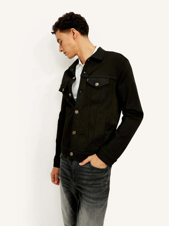 Levi's%20Redloop%20Solid%20Spread%20Collar%20Jacket%20for%20Men%20(002SH-0000)%20By%20Brandhouse%20Fashion%20-%20Image%205