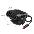 NAMUNY Portable Heating Cooling Fan Auto Car Heater Defroster Demister 200W Heater Windshield 360 Degree Rotation 24V. 