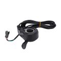 2pcs Durable Inner 22mm Thumb Throttle 3 Wires 12V-72V Electric Vehicle Handlebars Speed ​​​​Handle Electric Scooter. 