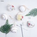 Sutuiying Christmas Snow Ball Painted Ball Golden Silvery Glitter Stars Luxury Christmas Tree Hanging Window Decoration Small Gifts Toy. 