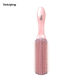 Sutuiying 9-Rows 4 Color Detangling Hair Brush Denman Detangler Hairbrush 【2025 Version】 Scalp Massager Straight Curly Wet Hair Comb Salon Hairdressing. 