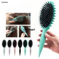 Difutagui 1 piece curly hair styling comb bristle hair combexfoliating hair Portable 2025 New brush women's wet roll hair comb hair cutting styling comb. 