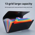 Trendiq Tabbed File Divider Waterproof A4 Accordion File Folder Large Capacity Organizer for School Office Supplies 13 Pockets Expanding. 