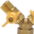 Strength Brass Y Valve Y Shape 2 Way Connectors Shut Off Valve Washing Machine. 