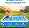 Inflatable Swimming Pools, Family Full-Sized Inflatable Pools( 210cmL/135cmW/56H). 