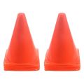 7-Inch Plastic Traffic Cones (12-Pack) Multi-Purpose Cone Physical Education Sports Training Gear Training Traffic Cones. 