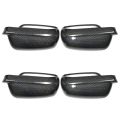 JAERBEE 4X Carbon Fiber ABS Side Rear View Mirror Cover Replacement for 1998-2009. 