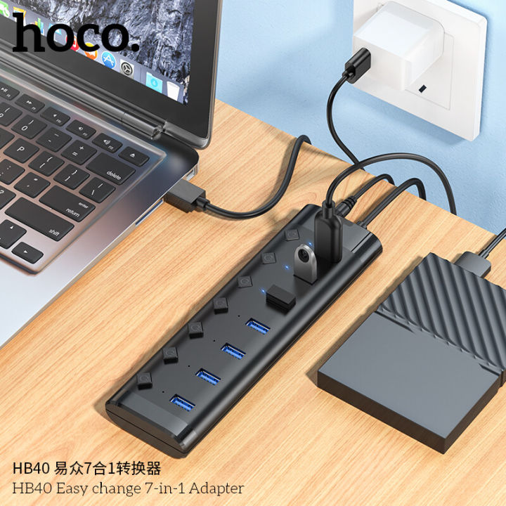 Hoco%20HB40%20USB%203.0%20HUB%207%20Port%20USB%20Switch%20High%20Speed%20ON%20/%20OFF%20USB%20Data%20Reader%20-%20Image%205