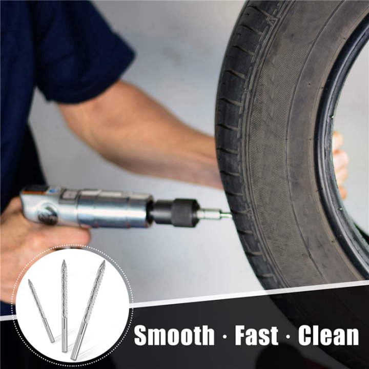 OUMERY%209%20Pack%20Tire%20Bit%20Multi%20Sizes%20Tire%20Repair%20Carbide%20Burr%20Drill%20Bit%20Tire%20Patches%20Plug%20Cutters%20Wire%20Cutter%20Reamer%20Drill%20-%20Image%204