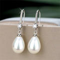 Water Drop Earrings Imitation Pearl Earrings Dangle Earrings Women's Jewelry. 