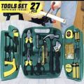Multipurpose 27-Piece Repair and Maintenance Tool Kit – Chrome-Vanadium Steel with Carrying Case. 