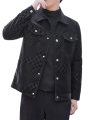 Korean 3D Checkerboard Jacket for Men, Stylish and Trendy Design. 