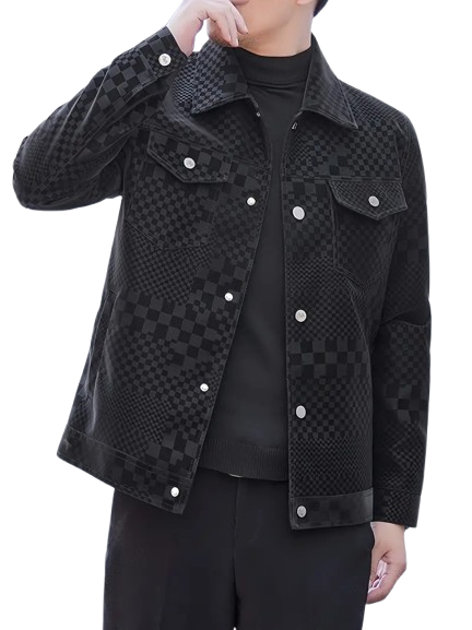 Korean%203D%20Checkerboard%20Jacket%20for%20Men,%20Stylish%20and%20Trendy%20Design%20-%20Image%202