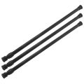 3PCS Spring Curtain Rods 16 to 28 Inch Tension Rod Spring Curtain Rod Adjustable Curtain Rod Expandable Curtain Rod. 