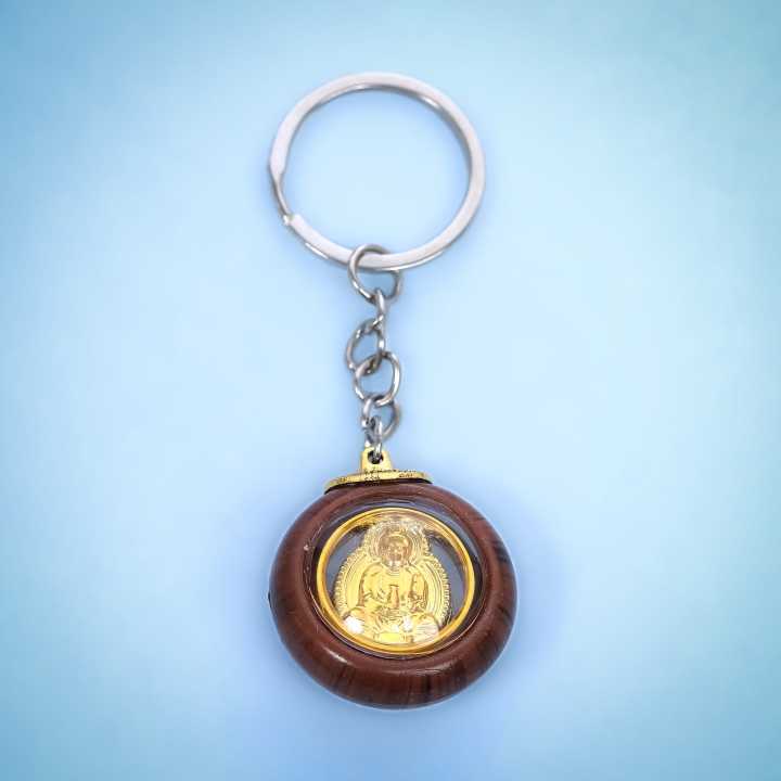 Wooden%20Religious%20Buddha%20Key%20Ring/Keychain%20-%20Image%203