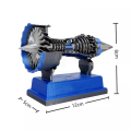 Trent900 Aircraft Turbofan Engine Model High-Performance Turbofan Engine Model Miniature Engine Model Red. 