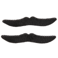 36 Pack Self Adhesive Assorted Fake Moustache / Mustache Set Fancy Dress Birthday Stylish. 