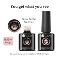 Kuying Fashion UR SUGAR 7ml Black Red Glitter Gel Nail Polish Shinning Sequin Semi-permanent Varnish UV LED Gel Nail Art Manicure. 
