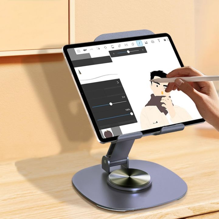 Mobile%20Phone%20stand%20for%20Desk/Bed,%20360%20Degree%20Rotating,%20adjustable%20Foldable%20Cell%20Phone%20Holder,%20Aluminum%20Office%20Desk%20Accessories%20All%20Phones%20-%20Image%203