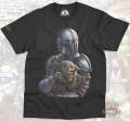 T-shirt Star Wars T-shirt Daman Yumando Star Wars Mandalorian T-shirt Baby Daron cotton. 
