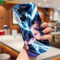 UCUC for Realme C55 / Narzo N55 Back Cover Anime Naruto Luxury Glossy Hard Plastic Phone Cases. 