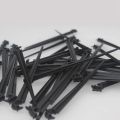 NAMUNY 200Pcs Irrigation Drip Support Stakes 1/4 Inch Tubing Hose with 50Pcs 16mm Garden Hose Bracket Irrigation PVC Pipe. 