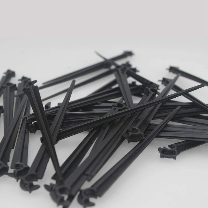 NAMUNY%20200Pcs%20Irrigation%20Drip%20Support%20Stakes%201/4%20Inch%20Tubing%20Hose%20with%2050Pcs%2016mm%20Garden%20Hose%20Bracket%20Irrigation%20PVC%20Pipe%20-%20Image%207