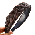 【VisioN Super Shop】Wide Wig Twist Braided Hair Bands Braids Hair Women Fashion Wig Headband Headwear Hair. 