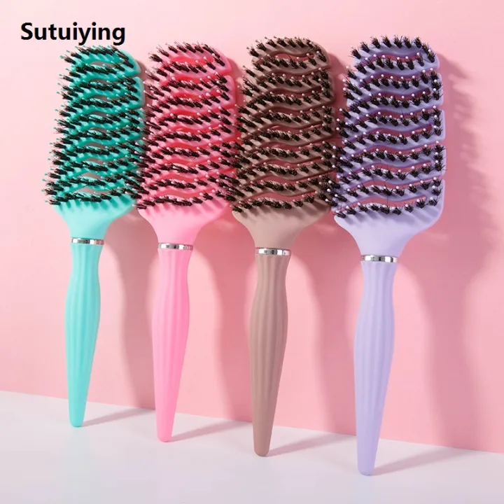 Sutuiying%201pcs%20Bristle%20Nylon%20Hair%20Brush%20Girls%20Hair%20Scalp%20Massage%20Comb%20Women%20Portable%20Wet%20Curly%20Detangle%20Hair%20Brush%20for%20Salon%20Hairdressing%20Styling%20T%20-%20Image%204
