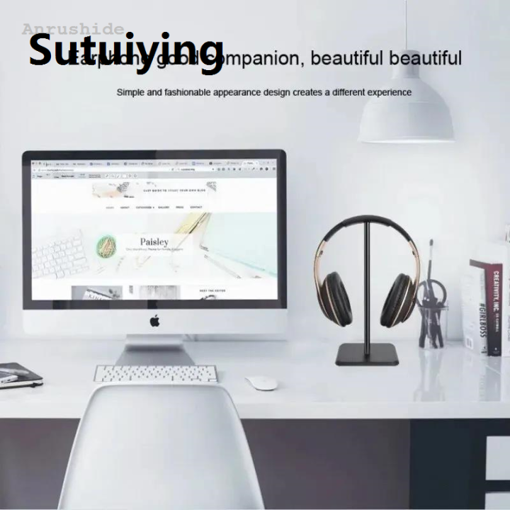 Sutuiying%20Fashion%20Anrushide%201PCS%20Headphone%20Holder%20Universal%20Head-mounted%20Headphone%20Rack%20Computer%20Fashion%20Gaming%20E%20Fports%20Ear%20Music%20Desktop%20Storage%20Rack%20Hook%20-%20Image%204