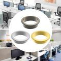 Round Practical Office Buckle Line Cable Clamp Line Box Computer Grommet Wire Hole Cover Desk Table Cable Fastener. 