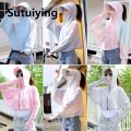 Sutuiying Original Special Offer Summer Outdoor Cycling Jacket Windbreaker Anti-Uv Suncreen Outwear Hiking Bike Jacket Bicycle Camping Fashing Clothing With Hat. 